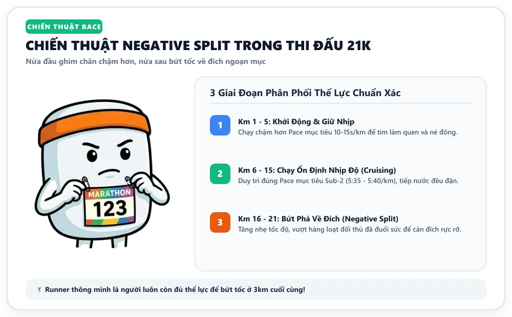 Negative Split strategy