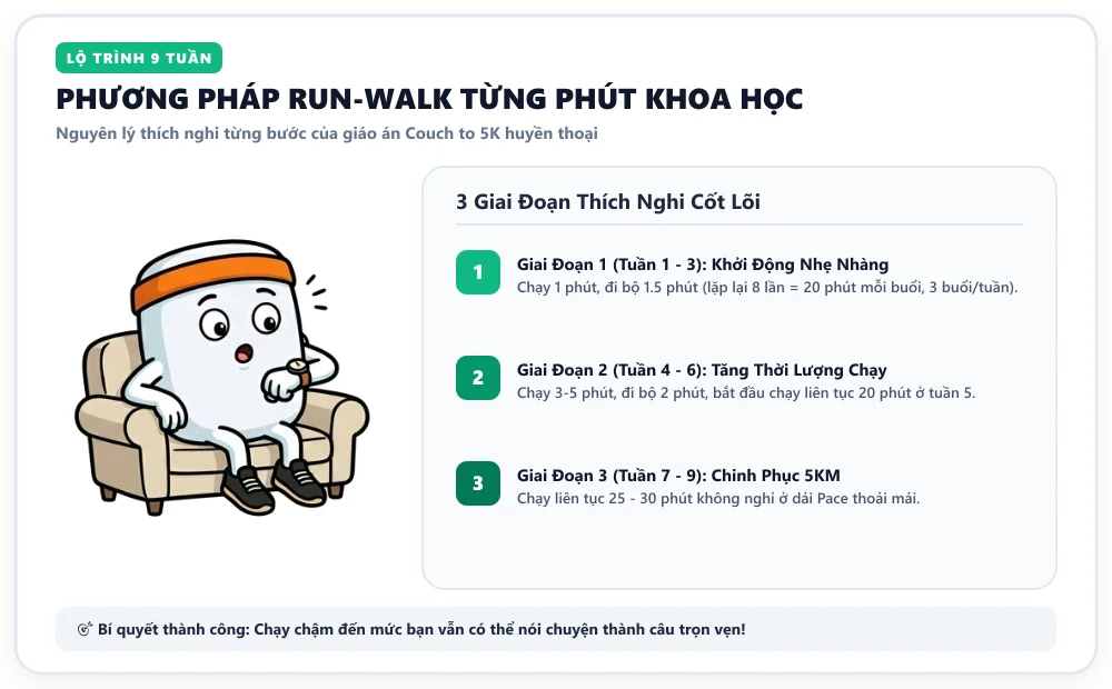 Run-Walk intervals help your heart and lungs adapt safely
