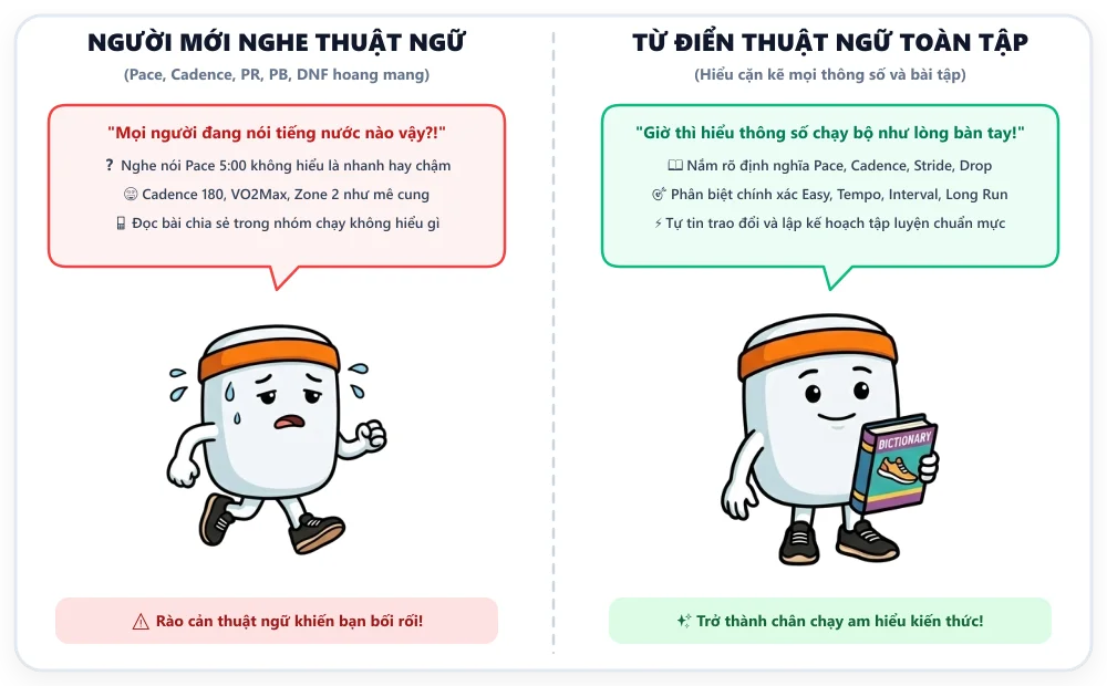 Từ điển thuật ngữ chạy bộ toàn tập A-Z cho runner